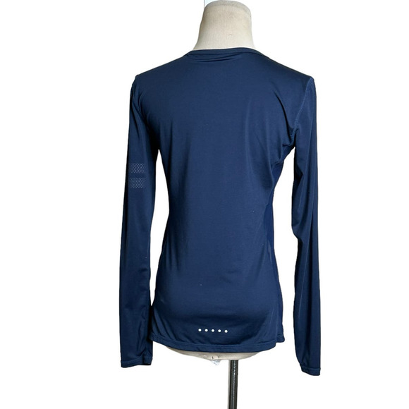 Stronger navy blue long sleeves mesh details side top size Medium - Picture 2 of 12